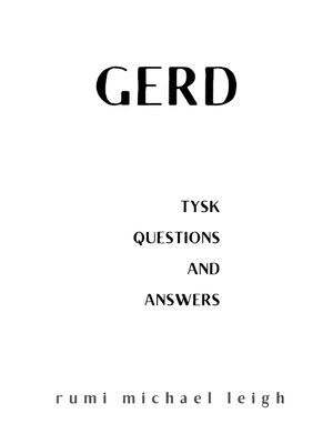 cover image of GERD